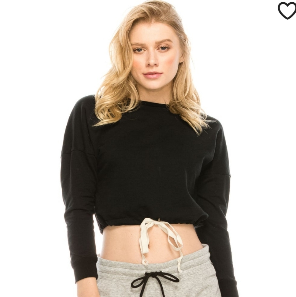Over Kleshas Pullover Crop Top